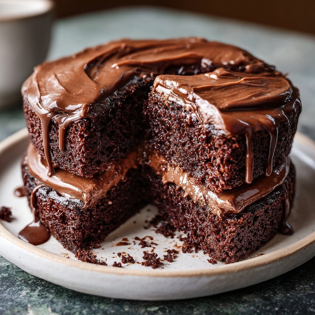 Chocolate Cake With Milk Chocolate Frosting