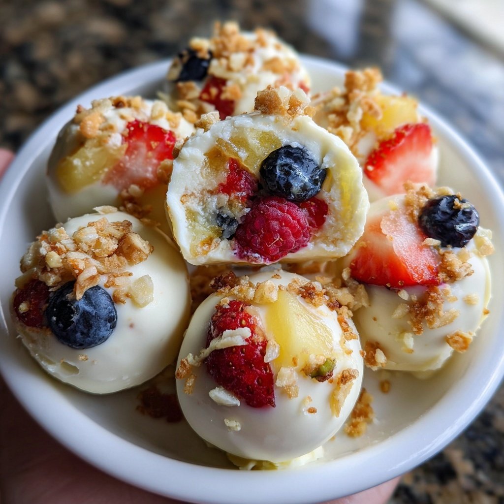 Easy Yogurt Bites Recipe