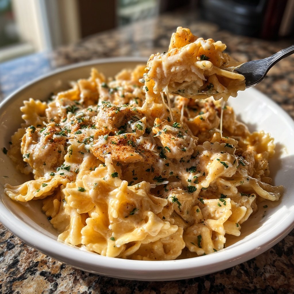 Creamy Garlic Parmesan Chicken Pasta