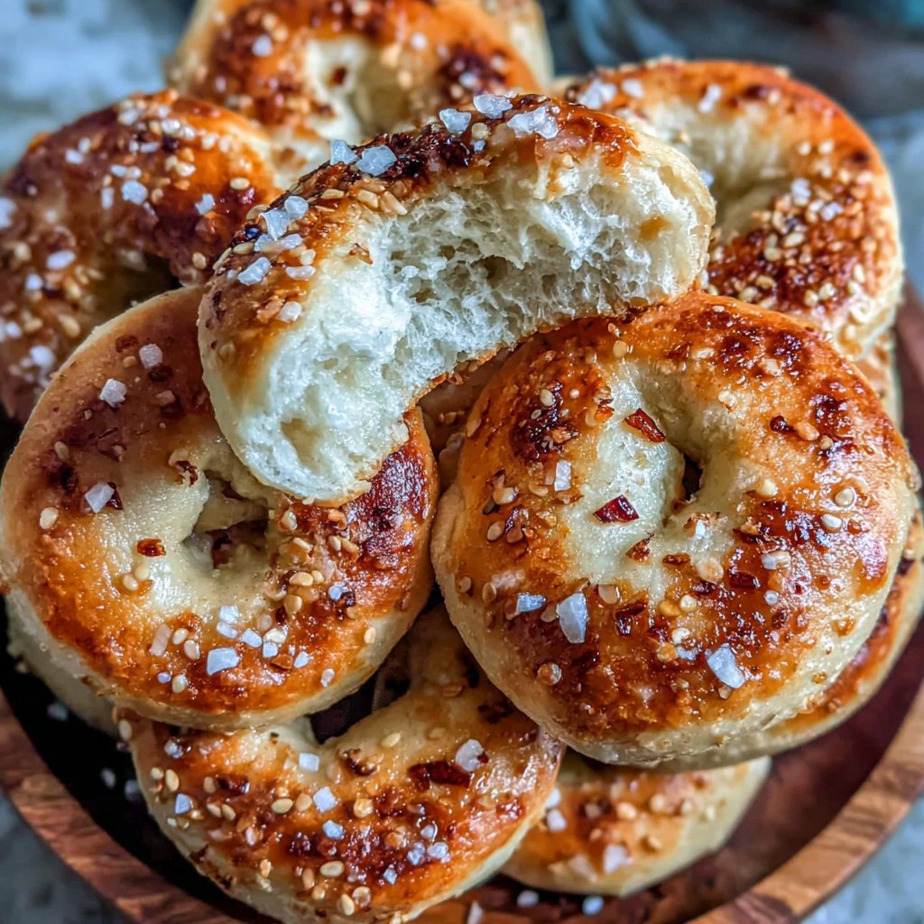 Olive Oil Yogurt Bagels