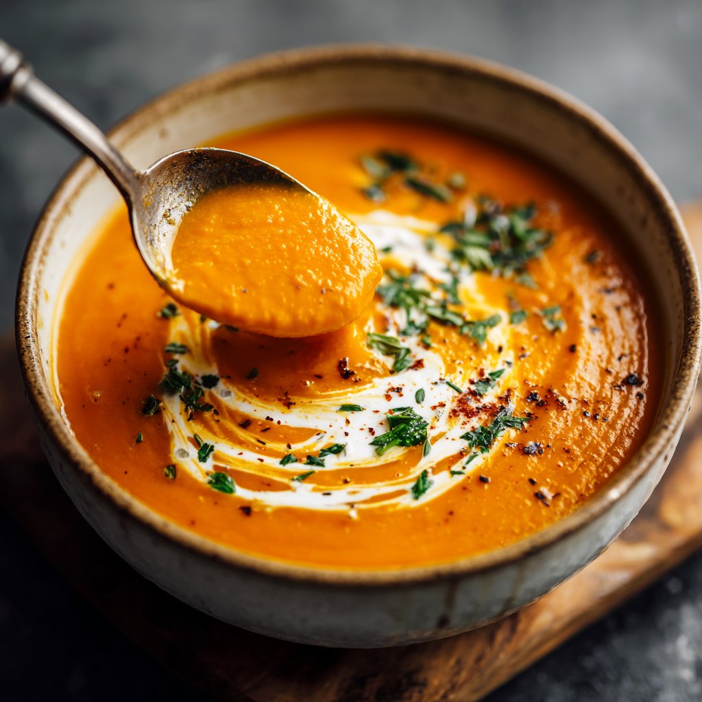 Creamy Carrot Ginger Soup