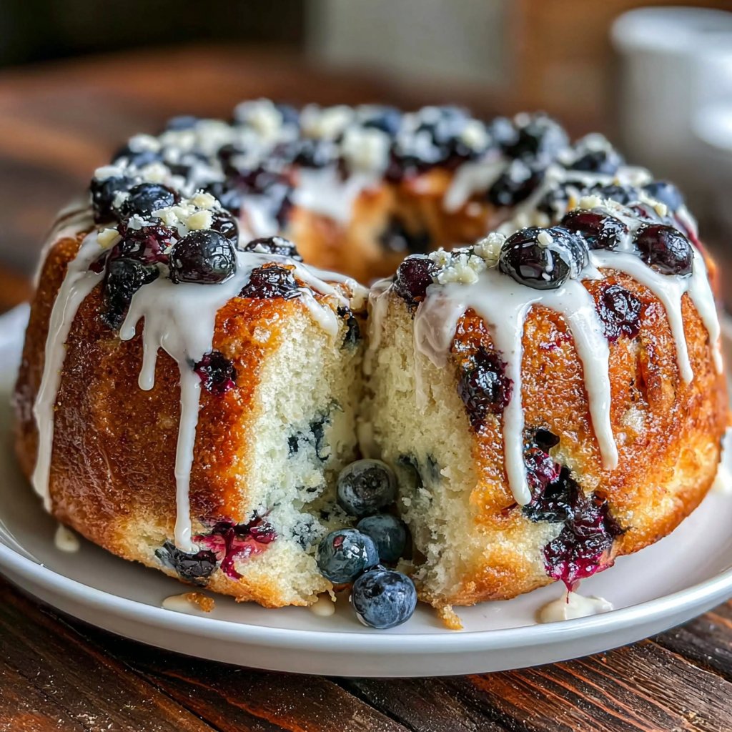 Soft Blueberry Breakfast Cake
