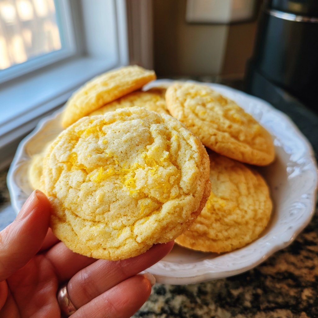 Soft & Chewy Lemon Cookies