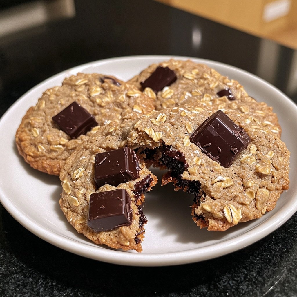 Chewy Oatmeal Chocolate Chip Cookies