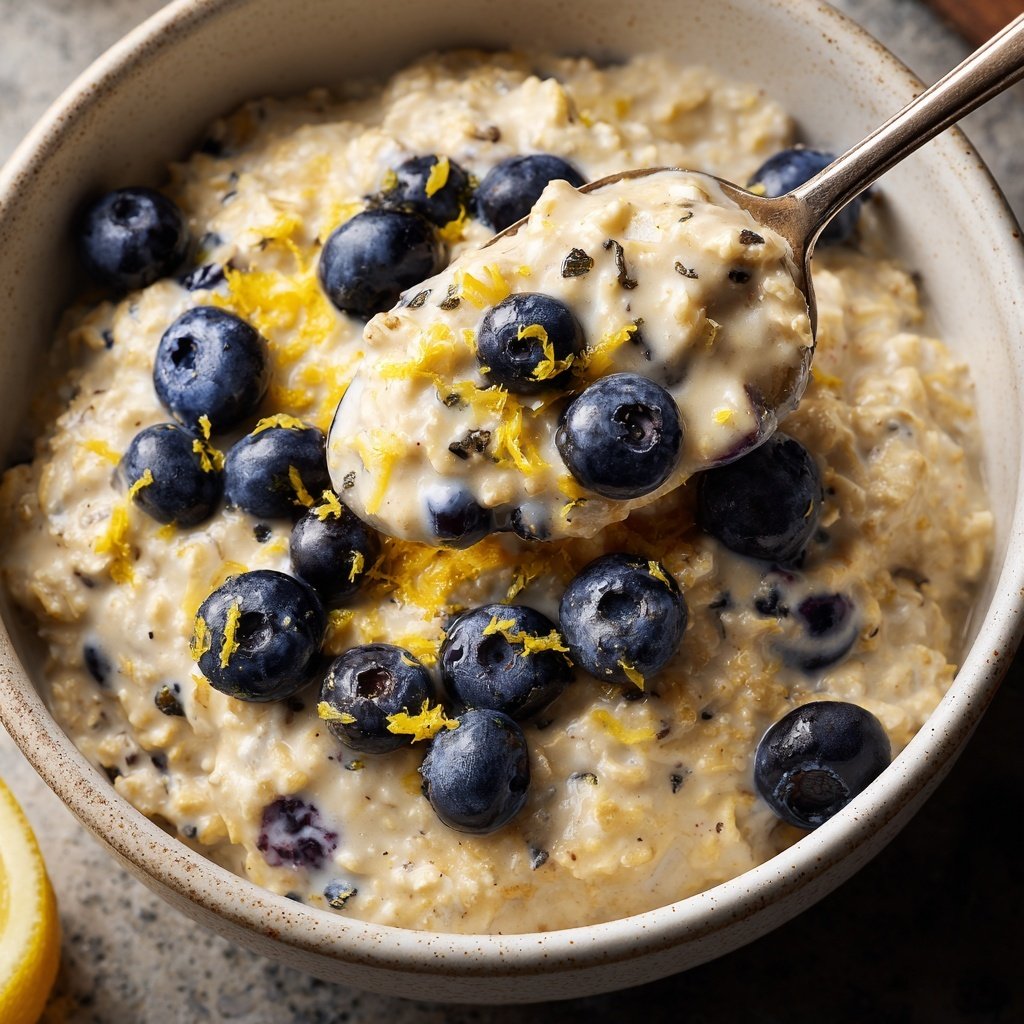 Blueberry Lemon Overnight Oats