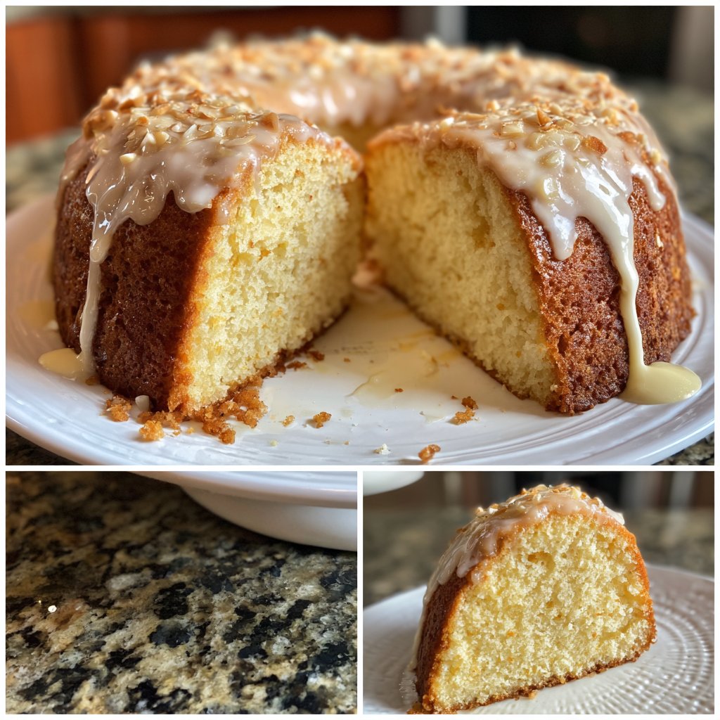Vanilla Almond Yogurt Cake
