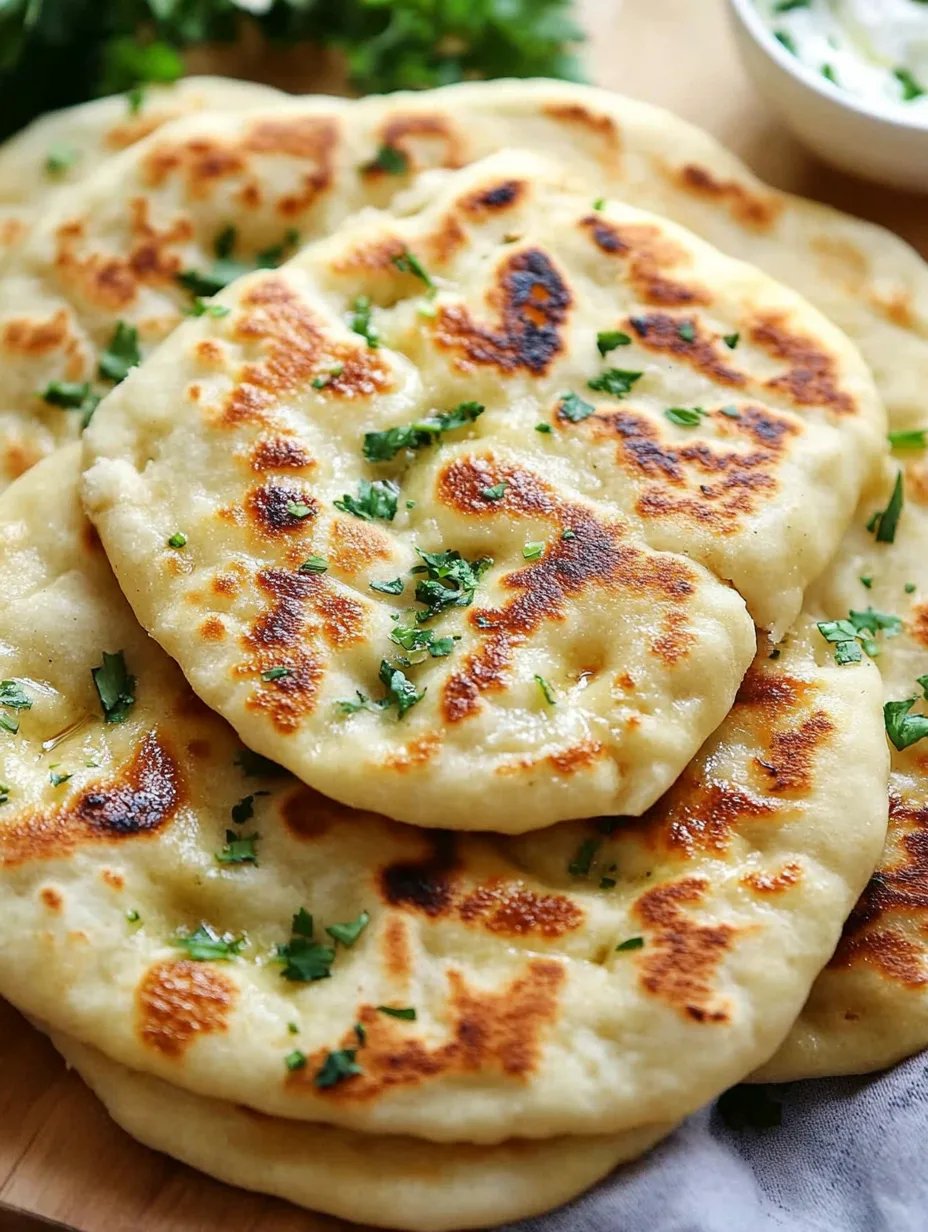 Quick and Easy Homemade Naan Flatbread - Gluten Free