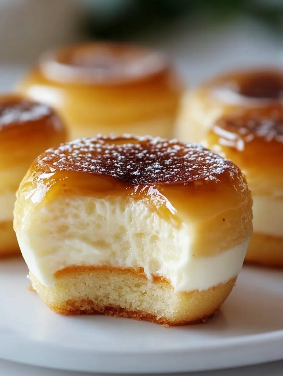 Delicious Vanilla Bean Crème Brûlée Cheesecake Cupcakes