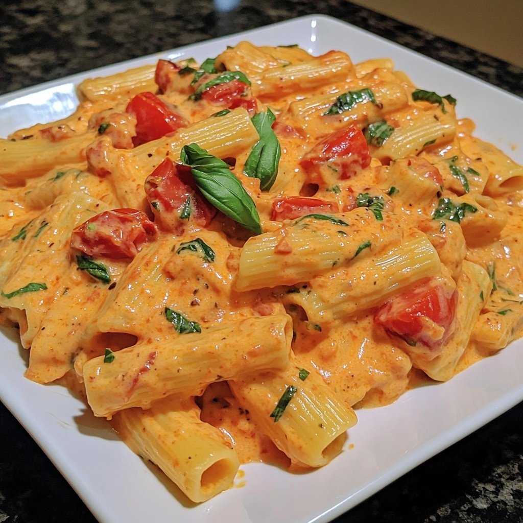 Easy One Pot Creamy Tomato Pasta