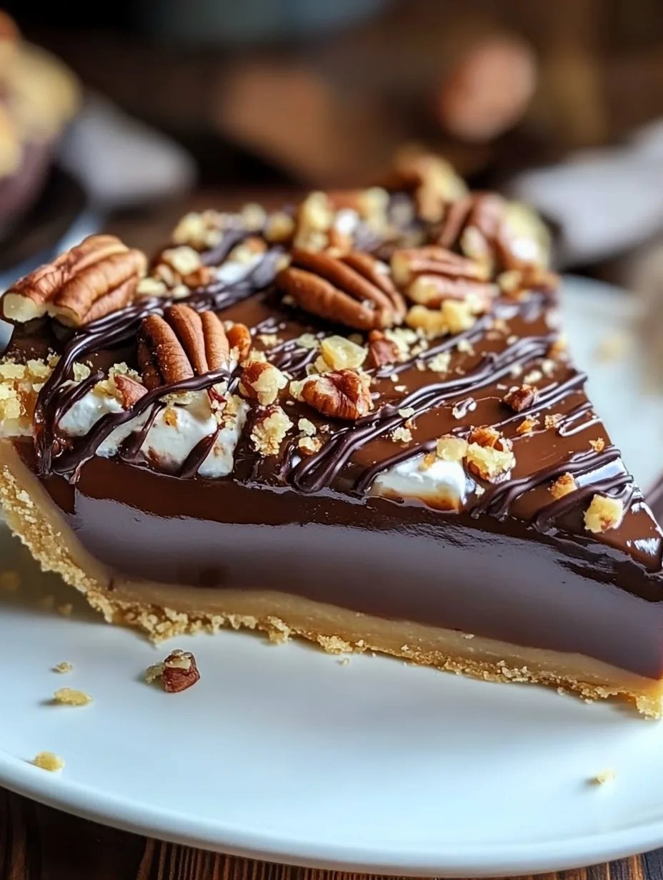 Rich & Decadent Texas Chocolate Pecan Pie